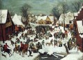 Le massacre des Innocents flamand Renaissance paysan Pieter Bruegel l’Ancien